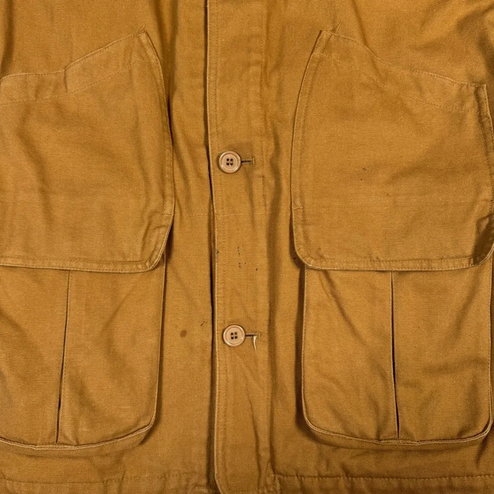 VTG Cabelas Outdoor Gear Hunting Jacket Youth Boys L Brown Canvas Corduroy Chore